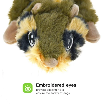 Itopfox 6 Pack Squeaky Dog Toys, No Stuffing Crinkle Plush Chew Toys For Small Puppies, Cute Animal Shapes For Teething Pets 3 Itopfox 6 Pack Squeaky Dog Toys, No Stuffing Crinkle Plush Chew Toys For Small Puppies, Cute Animal Shapes For Teething Pets - Image 3