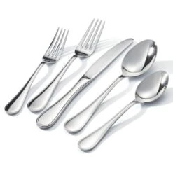Itopfox 60 Piece Teardrop Silverware Set For 12, 18/10 Stainless Steel Flatware Set, Modern Design Cutlery Set For Home/Hotel/Wedding -Kid's Home GUEST c5669261 7dc6 4c03 b9c7 cb788f7d8fb4