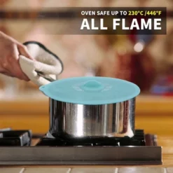 Itopfox Microwave Mat & Food Cover, Splatter Guard Silicone Trivet, Pot Holder, Drying Mat, Baking Place Mat, BPA Free Suction Lids For Bowls -Kid's Home GUEST c613f002 9b7d 44f8 9c40 e885357e9608