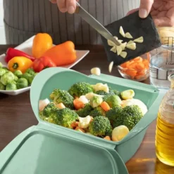 Itopfox Microwave Steamer, 2-Pack Silicone Food Steamer For Cooking, Vegetable Pot With Lids Vegetables Fish Prep Meal Food, Microwave & Freezer Safe 9 Itopfox Microwave Steamer, 2-Pack Silicone Food Steamer For Cooking, Vegetable Pot With Lids Vegetables Fish Prep Meal Food, Microwave & Freezer Safe -Kid's Home GUEST c698df26 9afc 4a7c b5f6 d07ae74b6f30