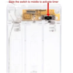 Itopfox 5 Pack 20 LED Fairy Lights With Timer, Silver Wire String Light For Bedroom Party Wedding Decorations, Warm White -Kid's Home GUEST c6d4f5ce 6ce3 4f20 93b1 aa2a33c1e147