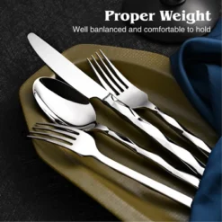 Itopfox Luxury 20-Piece Flatware Set For 4, 18/10 Stainless Steel Cutlery With Diamond Cut Design, Mirror Polished, Dishwasher Safe For Home, Wedding 15 Itopfox Luxury 20-Piece Flatware Set For 4, 18/10 Stainless Steel Cutlery With Diamond Cut Design, Mirror Polished, Dishwasher Safe For Home, Wedding -Kid's Home GUEST c8aad7a9 bfc5 4da4 afac 762f782b98b9