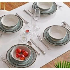 Itopfox Melamine Dinnerware Set, 12-Piece Plates And Bowls, Unbreakable And Dishwasher Safe, BPA-Free, Ideal For Indoor, Camping, BBQ, RV, Party 13 Itopfox Melamine Dinnerware Set, 12-Piece Plates And Bowls, Unbreakable And Dishwasher Safe, BPA-Free, Ideal For Indoor, Camping, BBQ, RV, Party -Kid's Home GUEST ca83a163 17bb 4373 95fb 27dd62bf4b9c