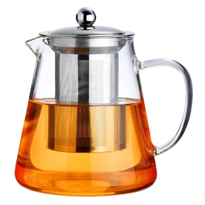 Itopfox Glass Teapot Stovetop Safe, Borosilicate Clear Tea Kettle With Removable Stainless Steel Infuser, Ideal For Loose Leaf And Blooming Tea 6 Itopfox Glass Teapot Stovetop Safe, Borosilicate Clear Tea Kettle With Removable Stainless Steel Infuser, Ideal For Loose Leaf And Blooming Tea - Image 6