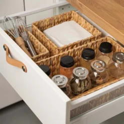 Itopfox Hand Woven Water Hyacinth Storage Baskets Set Of 3 Natural Wicker Baskets For Organizing Pantry Shelf, Closet, Bathroom, Living Room, Bedroom 15 Itopfox Hand Woven Water Hyacinth Storage Baskets Set Of 3 Natural Wicker Baskets For Organizing Pantry Shelf, Closet, Bathroom, Living Room, Bedroom -Kid's Home GUEST cee41793 2301 4cfc 815a 899425a8a08b