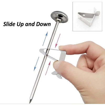 Itopfox Instant Read Food Thermometer With Clip For Coffee, Tea, Chocolate Milk Foam, And Meat Cooking 6 Itopfox Instant Read Food Thermometer With Clip For Coffee, Tea, Chocolate Milk Foam, And Meat Cooking - Image 6