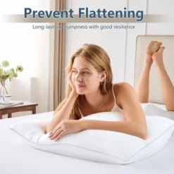 Itopfox Queen Size Pillows Set Of 2, Hotel Quality Cooling Pillows For Side Back Stomach Sleepers, Down Alternative Luxury Supportive Fluffy Pillows 15 Itopfox Queen Size Pillows Set Of 2, Hotel Quality Cooling Pillows For Side Back Stomach Sleepers, Down Alternative Luxury Supportive Fluffy Pillows -Kid's Home GUEST d35a9387 944f 490c 87b0 3e22cbd8b0f5