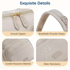 Itopfox Neoprene Diaper Backpack Small Lightweight Water Resistant Baby Bag With Changing Pad And Stroller Straps For Boys Girls Newborn -Kid's Home GUEST d3772d99 c81c 46fd b493 e7f5c4f21eb3