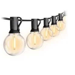 Itopfox 30ft Outdoor LED String Lights With 27 G40 Shatterproof Bulbs, Waterproof Connectable Globe Lights For Backyard, Balcony, Bistro, Party, Cafe -Kid's Home GUEST d389d6e1 117d 4f9e 9ee5 782e06a2b6ea