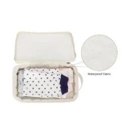 Itopfox 2-Pack Waterproof Hanging Diaper Bags, Reusable & Washable Organizer Pouches For Baby Clothes, Swimsuits & More (Black & White) -Kid's Home GUEST d3c6a701 c288 496e 8692 5493202bfa7f