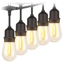 Itopfox 96FT LED Outdoor String Lights, Dimmable Waterproof Patio Lights With Shatterproof Edison Vintage Bulbs For Backyard Porch Garden -Kid's Home GUEST d5c10d23 4183 48eb 8739 a660da653956