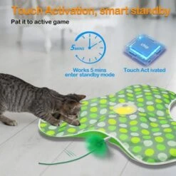 Itopfox Interactive Cat Toy With Moving Feathers & Real Mouse Sounds, Touch Activated Exercise Toy For Indoor Cats, Rechargeable 13 Itopfox Interactive Cat Toy With Moving Feathers & Real Mouse Sounds, Touch Activated Exercise Toy For Indoor Cats, Rechargeable -Kid's Home GUEST d8060f42 34ee 494e b5ef 94bfc096e80e