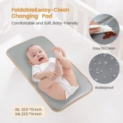 Itopfox Small Waterproof Diaper Backpack With Changing Pad, Stylish Baby Bag For Travel, Includes Stroller Buckles, 14 Inch -Kid's Home GUEST d89f6946 975e 4a8d b6e6 5d48cf8ef8aa