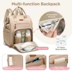 Itopfox Convertible Diaper Backpack With Laptop Sleeve & Cooler Storage, Large Pumping Bag For Working Moms, 31L Capacity 13 Itopfox Convertible Diaper Backpack With Laptop Sleeve & Cooler Storage, Large Pumping Bag For Working Moms, 31L Capacity -Kid's Home GUEST d93c6402 a080 41ef 9200 9e366de694b2