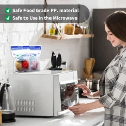 Itopfox 12 Pcs Reusable Microwave Steamer Cooking Bags For Vegetables Potatoes Meat, Perfect For Healthy Steam Cooking, Preserves Nutrients -Kid's Home GUEST da76ad6b 7568 4830 8743 25025736856f