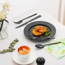 Itopfox 40-Piece Forged Flatware Set, Premium Stainless Steel Cutlery Set, Mirror Polished, Dishwasher Safe, Service For 8, Ideal For Kitchen, Home -Kid's Home GUEST da876762 6d50 442c 8b82 12e7c100ef44