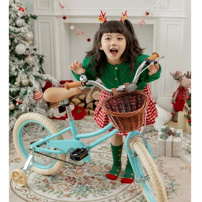 Itopfox Girls Bike With Basket, Kids Bicycle For 3-13 Years, Includes Coaster & Caliper Brakes, Training Wheels & Kickstand, Soft Grips & Bell 5 Itopfox Girls Bike With Basket, Kids Bicycle For 3-13 Years, Includes Coaster & Caliper Brakes, Training Wheels & Kickstand, Soft Grips & Bell - Image 5