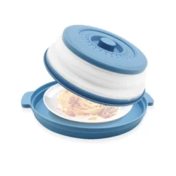 Itopfox Microwave Food Cover With Handle - Collapsible Vented Silicone Splash Guard & Tray For Heating, Doubles As Draining Basket For Washing Fruits -Kid's Home GUEST dcb985cd 4449 40e9 8535 5f167f65d925