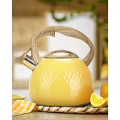 Itopfox Stovetop Teapot With Loud Whistle, Food Grade Stainless Steel And Smooth Wood Handle, Elegant Yellow Design For Tea, Coffee, Hiking, Picnic 13 Itopfox Stovetop Teapot With Loud Whistle, Food Grade Stainless Steel And Smooth Wood Handle, Elegant Yellow Design For Tea, Coffee, Hiking, Picnic -Kid's Home GUEST dcd125e2 7416 4741 a5fa 2a9f9d354c40