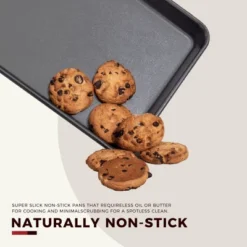 Itopfox 7-Piece Nonstick Bakeware Set With Round & Square Cake Pan, Loaf Pan, Muffin Pan, Cookie Sheet, Roast Pan, Cooling Rack 9 Itopfox 7-Piece Nonstick Bakeware Set With Round & Square Cake Pan, Loaf Pan, Muffin Pan, Cookie Sheet, Roast Pan, Cooling Rack -Kid's Home GUEST dd66304d 38c8 4626 aaac 94572855ce74