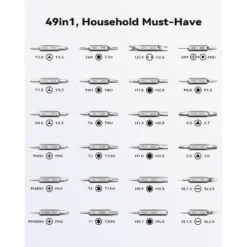 Itopfox 49-in-1 Small Screwdriver Set, Super Durable Tiny Torx Screwdriver For Ring Doorbell, Precision Magnetic Mini Repair Tool Kit For Watch -Kid's Home GUEST de4e563b 70fc 4c4b b818 ce940738b0cc