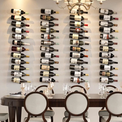 Itopfox 2 Pack Wall Mounted Wine Rack For 24 Bottles, Detachable Wine Storage Organizer Display Holder For Kitchen, Dining Room, Bar, Wine Cellar 3 Itopfox 2 Pack Wall Mounted Wine Rack For 24 Bottles, Detachable Wine Storage Organizer Display Holder For Kitchen, Dining Room, Bar, Wine Cellar - Image 3