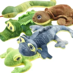 Itopfox Stuffed Animal Dog Toys, 5 Pack Tough Squeaky Plush Toys Assortment, Great Value Pet Toys Bundle, Woodland Series Chew Toys For Dogs -Kid's Home GUEST df476fd4 0078 4d2e a619 7175e9cf309e