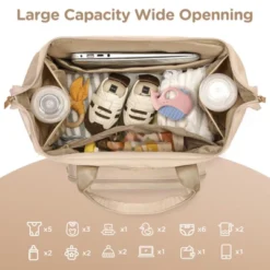 Itopfox Convertible Diaper Backpack With Laptop Sleeve & Cooler Storage, Large Pumping Bag For Working Moms, 31L Capacity 12 Itopfox Convertible Diaper Backpack With Laptop Sleeve & Cooler Storage, Large Pumping Bag For Working Moms, 31L Capacity -Kid's Home GUEST df74740d b393 4dfa a897 c4fd80c8c4e3