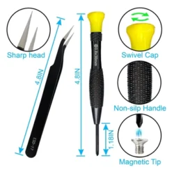 Itopfox 18PCS Mini Precision Screwdriver Set With Case Magnetic Flathead Phillips Pentalobe Torx Star Kit For Repairing Computer Eyeglass Phone Watch 8 Itopfox 18PCS Mini Precision Screwdriver Set With Case Magnetic Flathead Phillips Pentalobe Torx Star Kit For Repairing Computer Eyeglass Phone Watch -Kid's Home GUEST e0cd4d23 ecd8 4950 8b09 f9b6b86725ab