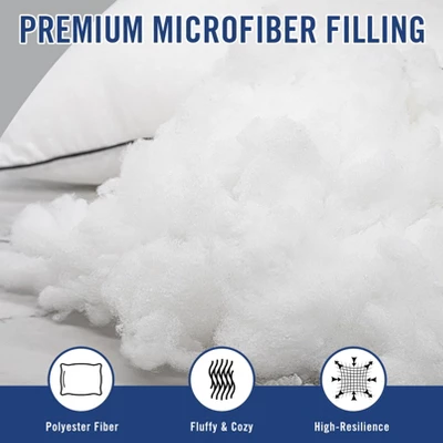 Itopfox Standard Size Bed Pillows For Sleeping 4 Pack, Luxury Hotel Pillows, Comfortable And Supportive, Machine Washable For Stomach, Back 4 Itopfox Standard Size Bed Pillows For Sleeping 4 Pack, Luxury Hotel Pillows, Comfortable And Supportive, Machine Washable For Stomach, Back - Image 4