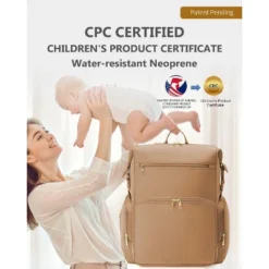 Itopfox Neoprene Waterproof Diaper Backpack For Parents With Changing Pad, Large Storage & 10 Pockets, Travel-Friendly Design (Oat) 13 Itopfox Neoprene Waterproof Diaper Backpack For Parents With Changing Pad, Large Storage & 10 Pockets, Travel-Friendly Design (Oat) -Kid's Home GUEST e2f2f044 ced9 4db1 8413 55871b4a0b01