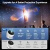 Itopfox Planetarium Projector For Bedroom, 13-in-1 Star Projector Galaxy Light Ceiling Night Light With Timer LED Space Galaxy Lamp For Adults & Kids