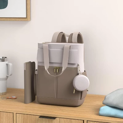 Itopfox Large Capacity Diaper Bag Backpack With Insulated Pockets, Changing Pad, Pacifier Case, And Anti-Theft Laptop Compartment For Women And Men 3 Itopfox Large Capacity Diaper Bag Backpack With Insulated Pockets, Changing Pad, Pacifier Case, And Anti-Theft Laptop Compartment For Women And Men - Image 3