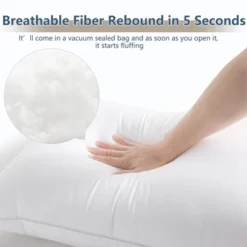 Itopfox Queen Size Pillows Set Of 2, Hotel Quality Cooling Pillows For Side Back Stomach Sleepers, Down Alternative Luxury Supportive Fluffy Pillows 10 Itopfox Queen Size Pillows Set Of 2, Hotel Quality Cooling Pillows For Side Back Stomach Sleepers, Down Alternative Luxury Supportive Fluffy Pillows -Kid's Home GUEST e474adcd 348f 4585 beb0 08a5c90919b5