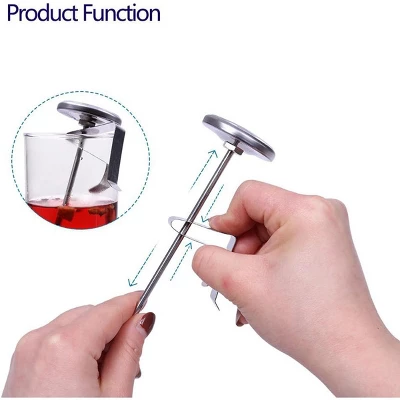 Itopfox Instant Read Dial Thermometer For Coffee, Chocolate, Milk Foam, Safe & Easy To Use, Wide Measuring Range 6 Itopfox Instant Read Dial Thermometer For Coffee, Chocolate, Milk Foam, Safe & Easy To Use, Wide Measuring Range - Image 6