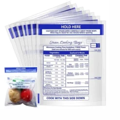 Itopfox 12 Pcs Reusable Microwave Steamer Cooking Bags For Vegetables Potatoes Meat, Perfect For Healthy Steam Cooking, Preserves Nutrients -Kid's Home GUEST e810b39c 2fc6 4b4d 8307 5da042fde694