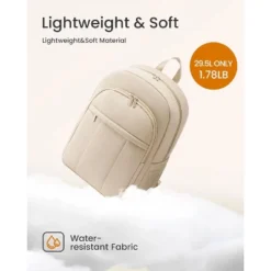 Itopfox Lightweight Puffy Diaper Backpack With Changing Pad, Large Capacity Waterproof Travel Bag For Moms, Coffee Brown -Kid's Home GUEST e9c76097 bcd5 4027 a986 68ceeaa9e9cd