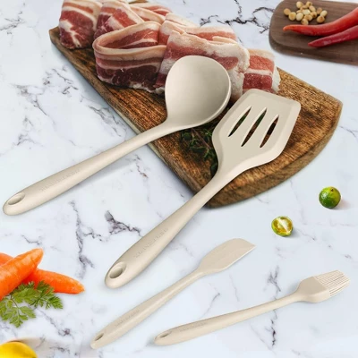 Itopfox Kitchen Utensil Set - 11-Piece Colorful Silicone Cooking Tools With Spatula, Spoon, Tongs, Whisk & More - Heat Resistant & Dishwasher Safe 3 Itopfox Kitchen Utensil Set - 11-Piece Colorful Silicone Cooking Tools With Spatula, Spoon, Tongs, Whisk & More - Heat Resistant & Dishwasher Safe - Image 3