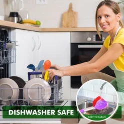 Itopfox 14-Piece Heat-Resistant Silicone Kitchen Utensil Set With Holder, Spatulas, Spoons, And More, Dishwasher Safe, BPA-Free, Multicolor -Kid's Home GUEST ec298e06 f834 4ab4 8041 aa0d332ef60c