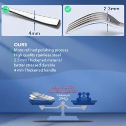 Itopfox 40 Piece Silverware Set Service For 8, Premium Stainless Steel Cutlery Set Mirror Polished Flatware Sets Heavy Duty And Solid, Modern Kitchen -Kid's Home GUEST ecdf01f8 6618 4f9c a391 83ad035940ad