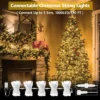 Itopfox Connectable 200 LED String Lights Indoor Outdoor, 66FT Warm White Christmas Lights Waterproof, 13 Modes With Timer, Twinkle Fairy Lights Plug