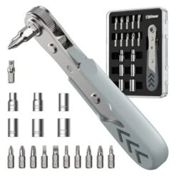 Itopfox 17-in-1 Right Angle Ratcheting Screwdriver Set With Bearing Steel Bits, 36-Tooth Mini Ratchet Wrench, Magnetic Offset ScrewdriveR 13 Itopfox 17-in-1 Right Angle Ratcheting Screwdriver Set With Bearing Steel Bits, 36-Tooth Mini Ratchet Wrench, Magnetic Offset ScrewdriveR -Kid's Home GUEST f004f0cc 0cec 46c6 bb87 c254ee683410