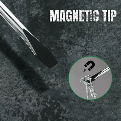 Itopfox 6-Piece Magnetic Screwdriver Set With S2 Steel Blades, Slotted & Phillips Heads, SureGrip Handle For Professional Use 5 Itopfox 6-Piece Magnetic Screwdriver Set With S2 Steel Blades, Slotted & Phillips Heads, SureGrip Handle For Professional Use - Image 5