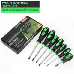 Itopfox 7-Piece Magnetic Screwdrivers Set With Cushion Grip, Includes 4 Phillips And 3 Flat Heads For Professional Use -Kid's Home GUEST f3ac02c7 9dea 41a8 bd4d db368edb1b76