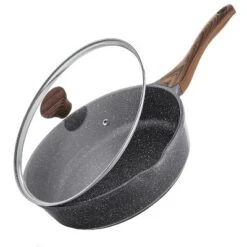 Itopfox Nonstick Skillet With Lid, Deep Frying Pan, Saute Pan, Stay-cool Handle, Healthy Stone Cookware, Induction Compatible 17 Itopfox Nonstick Skillet With Lid, Deep Frying Pan, Saute Pan, Stay-cool Handle, Healthy Stone Cookware, Induction Compatible -Kid's Home GUEST f416e663 9b55 49fc 8740 74c806388da5