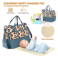 Itopfox 5-Piece Diaper Bag Set With Large Tote, Medium Tote, Insulated Bottle Bag, Snack Bag & Changing Pad, Waterproof 10 Itopfox 5-Piece Diaper Bag Set With Large Tote, Medium Tote, Insulated Bottle Bag, Snack Bag & Changing Pad, Waterproof -Kid's Home GUEST f5025430 58af 494f 9cb6 e258bf9fc94f