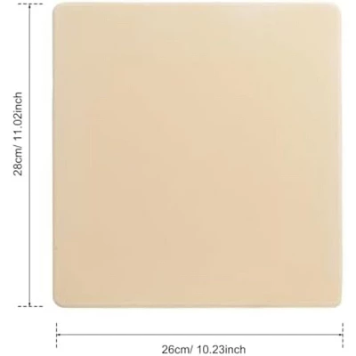 Itopfox 10 Inch Small Pizza Stone With Parchment Paper For Camp Oven, Rectangular Cordierite Baking & Grilling Stone For Grills And Air Fryers 2 Itopfox 10 Inch Small Pizza Stone With Parchment Paper For Camp Oven, Rectangular Cordierite Baking & Grilling Stone For Grills And Air Fryers - Image 2