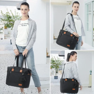 Itopfox Large Waterproof Diaper Tote With Changing Pad, Multi-Pocket Design For Baby Essentials, Travel-Friendly And Durable 1 Itopfox Large Waterproof Diaper Tote With Changing Pad, Multi-Pocket Design For Baby Essentials, Travel-Friendly And Durable