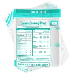 Itopfox 100 Pcs Reusable Zipper Microwave Steam Bags For Cooking Vegetables, Potatoes, And Meat - Leakproof & Durable 11 Itopfox 100 Pcs Reusable Zipper Microwave Steam Bags For Cooking Vegetables, Potatoes, And Meat - Leakproof & Durable -Kid's Home GUEST f6a7bc7a 6140 40b6 b13a 572de39fc8d7