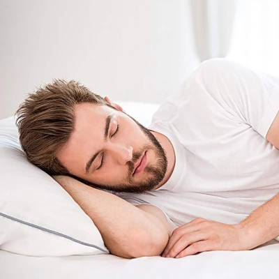 Itopfox Bed Pillows For Sleeping 2 Pack, Standard Size Cooling Pillows With Microfiber Cover For Side, Stomach, Back Sleepers 2 Itopfox Bed Pillows For Sleeping 2 Pack, Standard Size Cooling Pillows With Microfiber Cover For Side, Stomach, Back Sleepers - Image 2